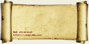 Danijela Ković vizit kartica